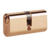 Cilindro ovale in ottone a 5 perni per serrature da profilati centrale e decentrato ISEO Art. 8300