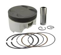 Cilindro Pistone Kit Moto STD ~ +100 83mm-84mm Kit Pistone E Fasce Elastiche Per Suzuki AN400 AN Per Burgman Per Skywave 400 DL650 SV650 DR350(83.5mm(oversize50))