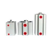 Cilindro pneumatico 1 pz. Serie 16/20/25/32/40/50/63/180/100, cilindro pneumatico sottile compatto a doppia azione, corsa 5-100 mm.(50mm Stroke,SDA40 (40mm Bore))