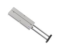 Cilindro pneumatico a doppia azione Cilindro a doppia asta ad alta precisione in lega di alluminio resistenza alla corrosione a oscillazione piccola