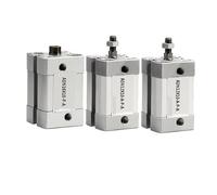 Cilindro pneumatico a doppio effetto ADN12/16 da 1 pz - Bombola di gas Lsquare maschio/femmina da 5-50 mm for applicazioni di sollevamento idraulico(ADN12x35 Internal)