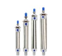 Cilindro pneumatico a doppio effetto in acciaio inossidabile con magnete - Ideale for applicazioni di sollevamento idraulico,Diverse dimensioni,1 pz(20mm 175mm)