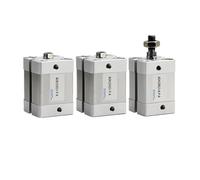 Cilindro pneumatico ad aria compressa ADN20*10/15/20/25/30/45/50/80-APA maschio femmina a doppia azione SLsquare 1 pz(ADN20x10,External Thread)