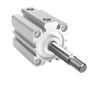 Cilindro pneumatico ad aria compressa, SDA-B, filettatura maschio, cilindro compatto sottile, alesaggio 12~80 mm, corsa 5~50 mm, stelo in lega di alluminio, doppia azione pneumatica(40MM*12MM)