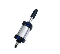 Cilindro pneumatico, Cilindri pneumatici standard SCJ12 Fuggio da 5 mm a doppio voto in alluminio Air Aite Regolable Scate e grande spinta(SCJ125X300-100)