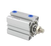 Cilindro pneumatico compatto a doppia azione sottile da 16, 20, 25, 32, 40, 50, 63 mm, alesaggio fino a 5, 10, 15, 20, 25, 30, 40, 45, 50 mm Con risposta rapida, controllo flessibile(Bore 50mm,Storke