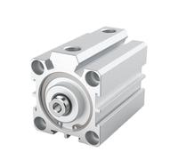 Cilindro pneumatico in lega di alluminio a doppia azione, cilindro pneumatico sottile compatto con corsa da 5-100 mm e alesaggio da 16-100 mm(100mmx63mm)