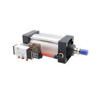 Cilindro pneumatico integrato con valvola solenoide, alesaggio 50 mm, corsa 25-1000 mm, set di cilindri pneumatici(SCF50x900,AC24V)