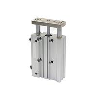 Cilindro pneumatico, MGPM12-50Z MGPM16-75Z MGPM16-100Z CILINDRO GUIDA COMPACT sottile a tre assi pneumatico a tre assi con asta di guida MGPM12-20Z 16-30Z(25mm stroke,MGPM16)