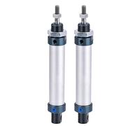 Cilindro pneumatico mini MAL16/20/25/32/40 mm con alesaggio 4 pezzi, corsa 25/50/75/100/200/300 mm, leva singola, cilindro pneumatico ad aria compressa(MAL16-,Stroke 100)