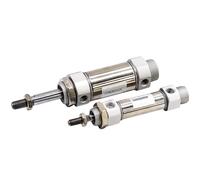 Cilindro pneumatico miniaturizzato a doppio effetto con anello magnetico in acciaio inossidabile serie 2B16/20/25/32/40, corsa 25-300 mm(Bore 40mm,Stroke 250mm)