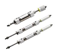 Cilindro pneumatico regolabile CDJ2B XC8 CJ2 Penna a pistone pneumatico a stelo singolo(Stroke 30-30,CDJ2B16 Bore 16mm)