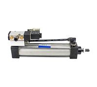 Cilindro pneumatico SCF32 Valvola solenoide standard SC pneumatica Cilindro pneumatico integrato SCF32x25-500-1000 Set di cilindri pneumatici con raccordi Base valvola(SCF32x250,AC24V)