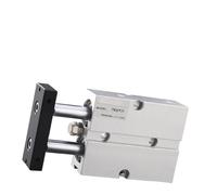Cilindro pneumatico tipo TN a doppia asta, alesaggio 20 mm, corsa 10 mm, 16 mm, 25 mm, lega di alluminio piccola, corsa 30, 35, 40, 45, 50, 60, 70, 75 mm