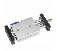 Cilindro pneumatico TNJ a doppio asse e doppia asta con corsa regolabile, alesaggio 10/16/20/25/32, corsa 20 30 40 50 75 100 mm(TNJ 25S,Stroke 100-50mm)