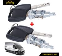 Cilindro Serratura Porta Con Chiave per Fiat Ducato Jumper Boxer 735423244