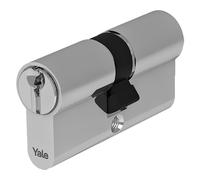 CILINDRO PROFILATO DOPPIO SERIE 'Y500' mm 25+10+75 110 (30+80) nichelato