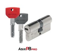 Cilindro Profilo Europeo CISA ASIX P8 PRO a 8 Perni 3 Chiavi + 1 Cantiere e CARD