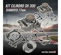 CILINDRO RBMAX KIT COMPLETO HONDA SH DA 300CC A 350CC I 2007-2019 d.77mm