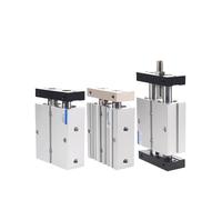 Cilindro regolabile a doppia guida TNJ TDA pneumatico a doppio albero a doppia stelo grande spinta TN32-20 * 30X50/100/125S(TN32*75S)