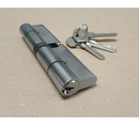 CILINDRO SAGOMATO CROMATO DOPPIO SECUREMME MM. 120 (60+60) + 3 CHIAVI