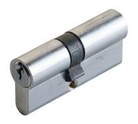 CILINDRO SAGOMATO CROMATO DOPPIO VIRO MM. 60 (27+33) + 3 CHIAVI