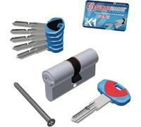 Securemme cilindro cromo satinato evok1 5 chiavi mm. 60 (30+30) - Securemme