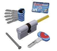 CILINDRO SAGOMATO 'EVO K1' CON PREDISPOSIZIONE POMOLO SECUREMME 60 mm (25+10+25)