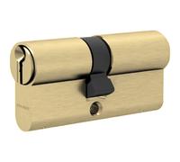 CILINDRO SAGOMATO OTTONATO ASSA ABLOY SERIE GEMMA MM. 70 (35+35) + 3 CHIAVI