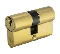 CILINDRO SAGOMATO OTTONATO YALE DOPPIO MM. 62 (27+35) + 3 CHIAVI