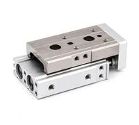 Cilindro scorrevole, Binario Di Guida A Doppio Stelo Con Cilindro A Scorrimento Pneumatico Serie MXQ | MXQ6/8/12/16/20/25, Ad Azione, 0,15-0,7 MPa, -10~60°C, 50-500 Mm/s(Stroke 100mm MXQ16)