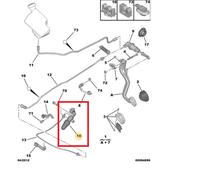 CILINDRO SECONDARIO RICEVITORE COMANDO FRIZIONE PSA CITROEN PEUGEOT 9812976180