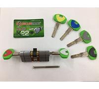 Securemme cilindro frizionato evok 22 top cromo satinato 5 chiavi mm. 82 (41+4