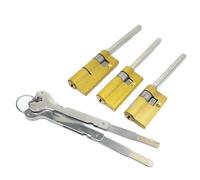 Cilindro Serratura 1 PCS Core di blocco speciale for cilindro automatico delle impronte digitali, con coda, core 2Keys, cuoio emergenza porta antifurto(45x18 flat rod)
