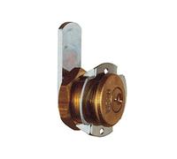 Cilindro-serratura a levetta universale per porte art.1053 lunghezza mm.21 diametro mm.20.Completo di fermo e n.2 chiavi