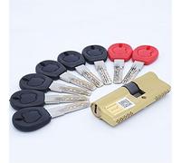 Cilindro Serratura Antiscasso Doppio Pin Sicuro Porta Cilindro Serpentine Groove Biased Blocco 65 75 85 95 110 Millimetri AB Chiave Ingresso Ottone Serratura Della(85(42.5 42.5))