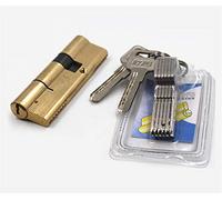 Cilindro Serratura Antiscasso Porta Cilindro Biased Blocco 65 70 80 90 115 Millimetri AB Chiave Anti-Theft Ingresso Brass Door Lock Allungato Nucleo Estesa Keys(75(32.5 42.5))
