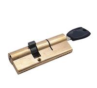 Cilindro Serratura,Cilindretto Serratura Porta Cilindro Serratura Sicurezza Porta Ottone Rame Stessa Chiave Maniglia Camera Letto(65(32.5 32.5))