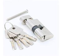 Cilindro Serratura,Cilindretto Serratura Porta Hardware Porta 60 70 80 90 millimetri di sicurezza Blocco rame Cilindro interni Camera da letto blocco maniglia in ottone Serratura a chiave(DC 85MM)