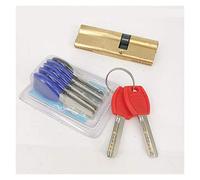 Cilindro Serratura,Cilindretto Serratura Porta Ingresso stander 65 70 80 90 95 millimetri Serratura AB chiave Anti-Theft Pure Brass Porta serratura di portello Maniglia Camera estesa((30 40)70)