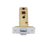 Cilindro serratura Cilindro di serratura a catenaccio singolo in lega da bagno, vari margini di imbottitura, corpo della serratura a tre barre con linguetta singola, serratura universale(Margins 51mm)