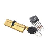 Cilindro Serratura,Cilindro Porta Blindata Cilindro della serratura 11 denti Cilindro della porta dell'ingranaggio 63 68 73 80 93 95MM Nucleo della serratura Sicurezza in ottone Doppia molla Super con