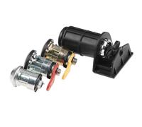 Cilindro Serratura Porta Auto Set Completo W/2 Chiavi Compatibile Con Ford Per Ka MK1 1996-2008 Per Fiesta MK3 MK4 MK5 1989-2002 7177664516 Cilindretto Accensione