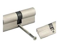 Cilindro serratura porta con 3 chiavi, altezza 29 mm, doppio lato aperto, lunghezza 70 mm, 80 mm, 90 mm, cilindro serratura porta interna in lega di zinco, 1 pezzo(Gold 70mm)