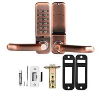 Cilindro Serratura Smart Lock Porta Blindata, Serratura Digitale Meccanica con Tastiera, Password Keyless, Impermeabile - Facile Installazione, Antiruggine, Ideale per Porte in