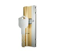 Cilindro Serratura Stile con 10 tasti CH Grade Block Sostituzione Porta d'ingresso Cilindro serratura(A32.5 B42.5 L75mm)