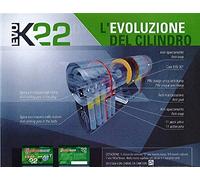 Cilindro Sicurezza K22 Securemme 30 x 35 mm
