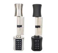 Cilindro Smart Lock Telecomando Serratura elettronica senza chiave APP Wifi Codice digitale Blocco scheda RFID(Silver 80)