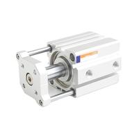 Cilindro sottile a tre assi e tre aste con asta di guida TACQ50 63 80-5 10 15 20 25 30 35 40 50 100 1 pz(100mm Without Magnet,TACQ80)