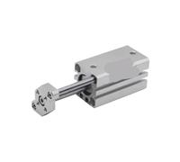 Cilindro sottile con asta di guida serie CDQMB CDQMB12-5 CDQMB16-5 CDQMB20-15 CDQMB25-20 CDQMB32-25 CDQMB40-30 CDQMB50-35 CDQMB63-100 1 pz(Stroke 40,CDQMB63)